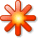 Red Flower Icon