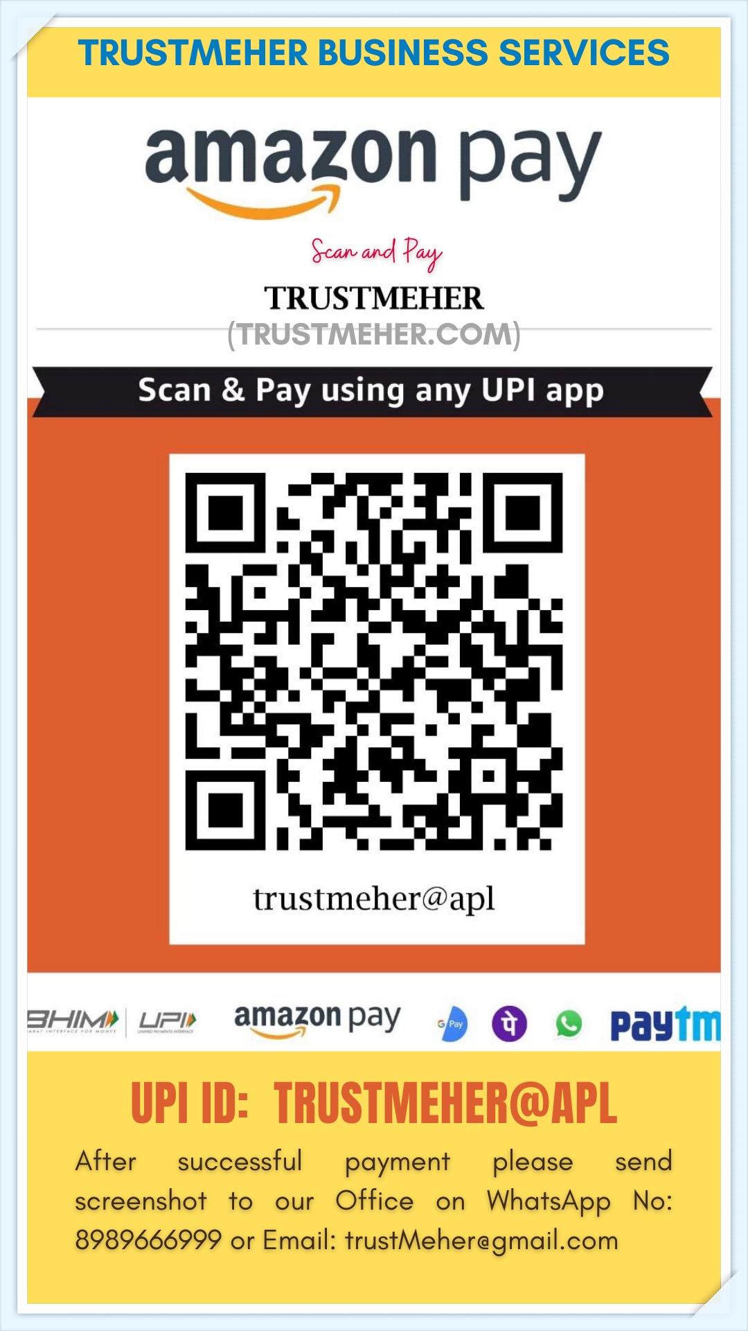 Scan and Pay TRUSTMEHER 